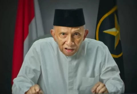 Ketua Majelis Syura Partai Ummat M Amien Rais. (Foto/Tangkapan layar YouTube Amien Rais Official)
