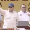 Presiden Prabowo Hadiri Peringatan Hari Buruh Internasional, Monas, 1 Mei 2025. (Tangkapan layar YouTube Setpr