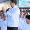 Menteri Keuangan Purbaya Yudhi Sadewa merespons saat namanya disebut Presiden Prabowo Subianto dalam peresmian