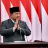 Presiden Prabowo Subianto saat menyampaikan Kerangka Ekonomi Makro dan Pokok-Pokok Kebijakan Fiskal (KEM-PPKF)