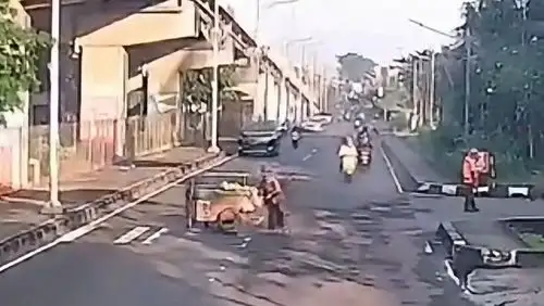 Tangkapan layar CCTV