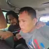 Tampang Feri (baju abu-abu), pelaku penyekapan dan pemerkosaan mahasiswi di Makassar saat diinterogasi polisi.