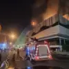Kebakaran Mega Mall, Manado, Sulawesi Utara, Sabtu (17/5/2026). Dok. Damkar Manado