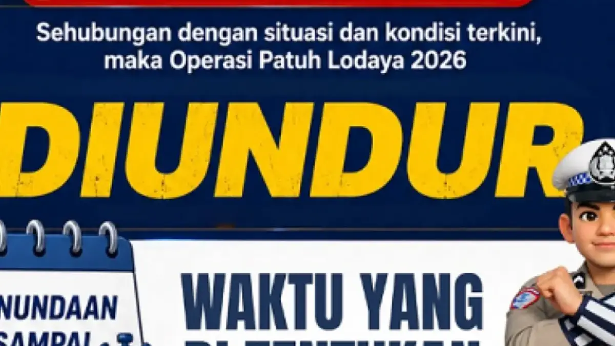 Operasi Patuh 2026 Ditunda, Korlantas Ungkap Alasan di Baliknya Polda Jawa Barat secara resmi mengumumkan penundaan pelaksanaan Operasi Patuh Lodaya tahun 2026. Langkah strat