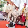 Presiden ke-7 RI Joko Widodo (Jokowi) menjalani rituali menginjak kepala kerbau (IST)