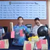 Konferensi pers terkait kasus perampokan sebuah rumah kawasan Menteng di Polres Metro Jakarta Pusat, Jumat (19