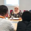 Mama Sinta saat mengajukan permohonan perlindungan ke LPSK. (FOTO/Dokumentasi LPSK)