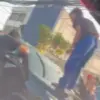 Tangkapan layar rekaman viral mobil Fortuner dirusak di Tanah Abang (dok. Threads)