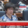 Wakil Kepala Badan Gizi Nasional (BGN) Agustina Arumsari dalam rapat dengan DPR-