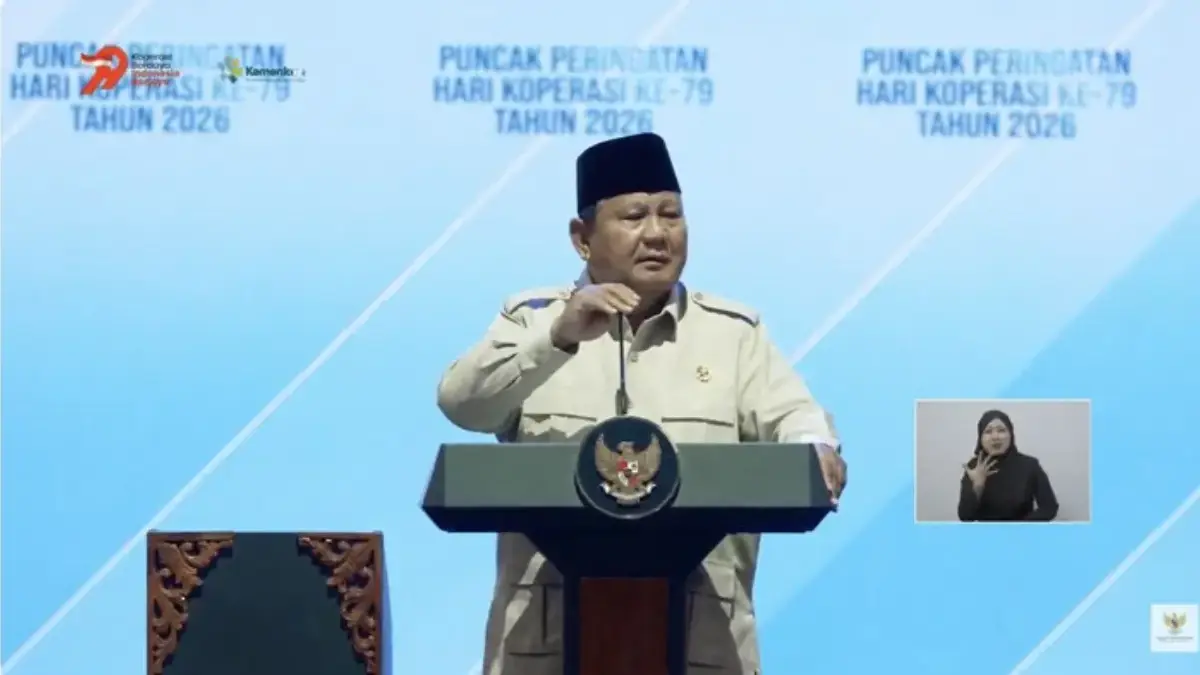 Presiden Prabowo. (Dok. YouTube Kemenkop)