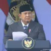 Presiden Prabowo Subianto di Hari Bhayangkara ke-80. (YouTube Setpres)