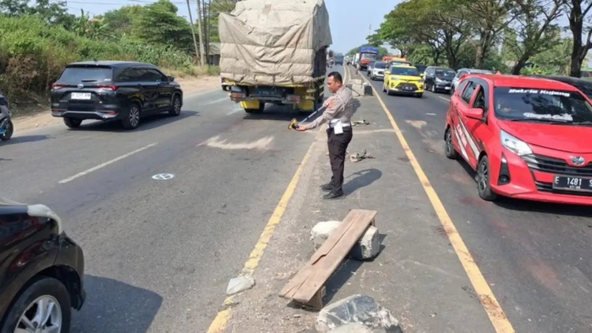 TKP kecelakaan maut di Indramayu (IST)
