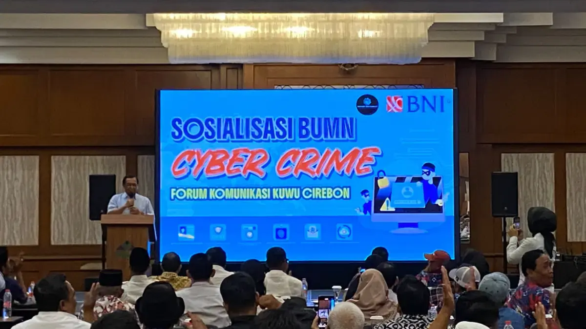 Herman Khaeron menyampaikan sosialisasi terkait Cyber Crime di hadapan kuwu yang tergabung ke dalam FKKC.