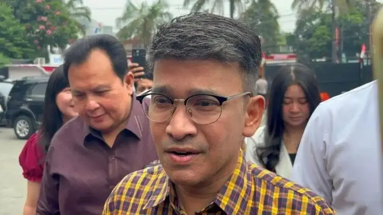Artis Ruben Onsu saat dijumpai wartawan di Pengadilan Negeri Jakarta Selatan, Jakarta, Kamis (20/8/2026).