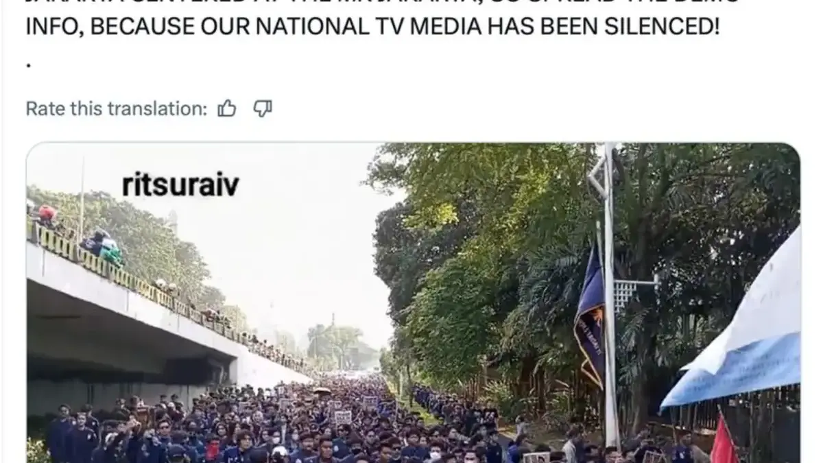 Akun penyebar hoaks demo Foto: (Dok Istimewa)