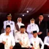 Walikota Cirebon Effendi Edo dan Wakil Walikota Cirebon Siti Farida, serta Sekda Kota Cirebon Iing Daiman bers