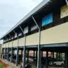 uasana Pasar Palimanan yang tampak lengang. Usai direvitalisasi, aktivitas jual beli menurun, ratusan pedagang