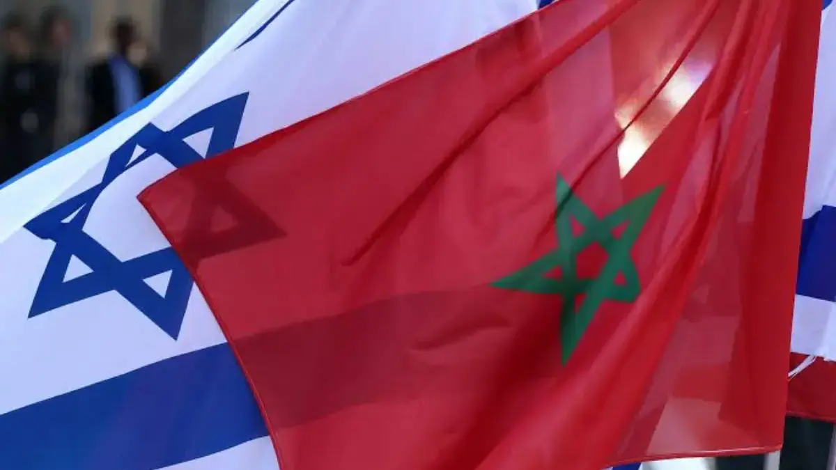 Mengapa Mossad Disebut Terlibat Krisis Maroko? Bendera Israel dan Maroko.