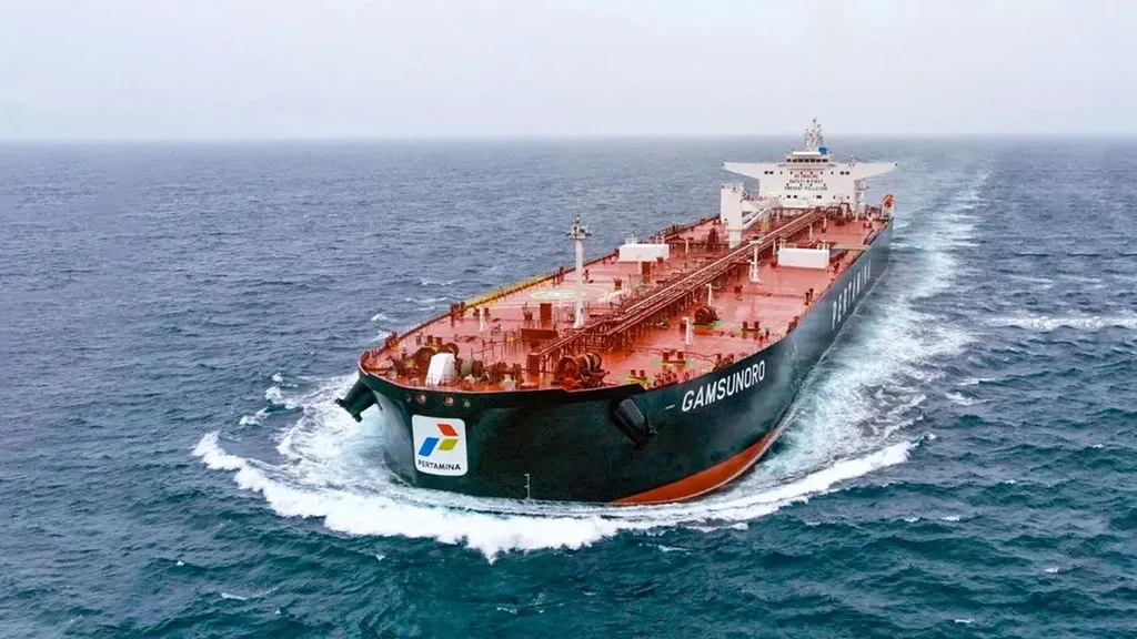 Kapal milik PT Pertamina International Shipping (PIS), MT Gamsunoro. (FOTO/pertamina-pis.com)