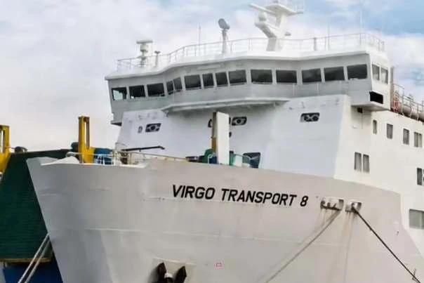 KMP Virgo Transport 8 yang hilang kontak di Laut Jawa pada Minggu (13/9/2026). Foto: Instagram/ @publication_e