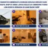 Temuan Ombudsman RI dalam Sidak Lapas Kelas IIA Cibinong ditampilkan saat konpers di Gedung Ombudsman RI, Jaka