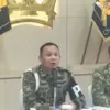 Komandan Puspomau Marsekal Muda TNI Daan Sulfi jumpa pers terkait penganiayaan Serda Ahmad