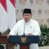 Presiden Prabowo Subianto dalam Resepsi Kesyukuran 100 Tahun Pondok Modern Darrusalam Gontor. Youtube/ Sekreta