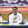 Menteri Pertanian Andi Amran Sulaiman menyampaikan keterangan dalam konferensi pers penindakan impor ilegal be