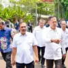Agus Andrianto Menteri Imigrasi dan Pemasyarakatan bersama Aris Marsudiyanto Kepala Bappisus mengecek fasilita