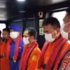 Tim gabungan saat melakukan pencarian rombongan jurnalis yang hilang di Selat Sunda.(Dok. Basarnas)