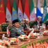 Presiden Prabowo Subianto saat menghadiri sesi terbatas bertema Inclusive Global Governance and Strengthening