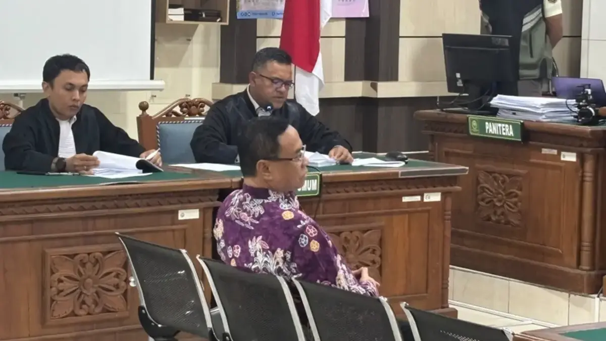 Sidang tuntutan eks Bupati Pati Sudewo di PN Tipikor Semarang Senin (21/9/2026) (Foto:Kamal)
