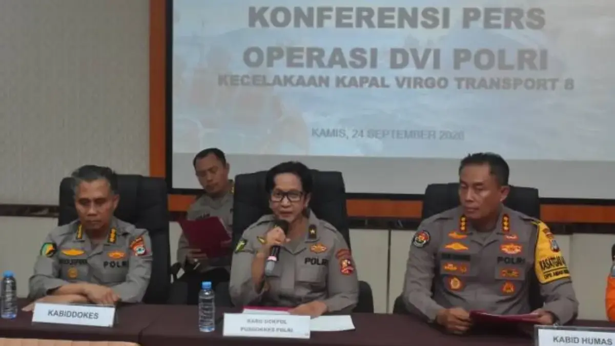 Press conference hari ke-13 pencarian korban KM Virgo Transport 8