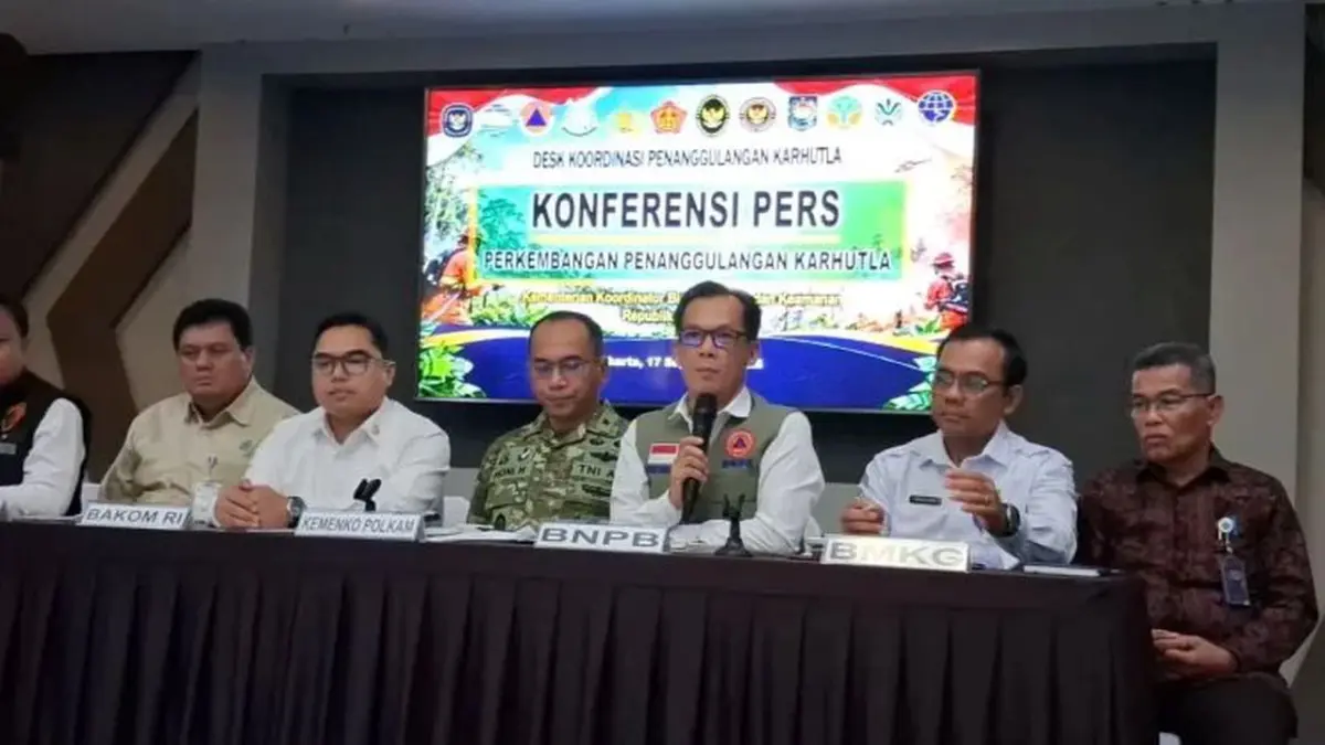 BNPB Ungkap Update Penanganan Karhutla di 6 Provinsi, Riau Jadi Wilayah Terluas yang Terbakar