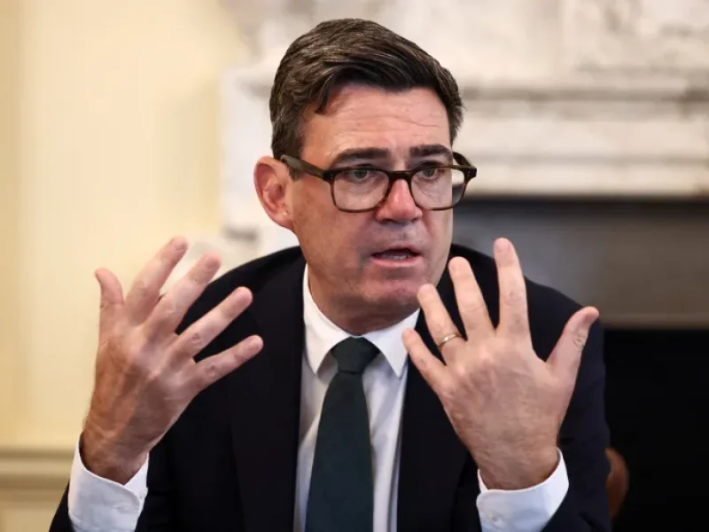Perdana Menteri Inggris Andy Burnham (AFP)