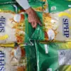 Pekerja menata beras Stabilisasi Pasokan Harga Pangan (SPHP) di gudang Bulog Kalimantan Tengah, Palangka Raya,
