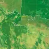 Citra satelit sebaran abu vulkanik Gunung Anak Krakatau (dok BMKG)