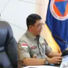 Kepala BNPB, Suharyanto, menjelaskan mengenai penanganan empat bencana. FOTO/Dokumentasi BNPB.
