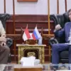 Menteri Pertahanan (Menhan), Sjafrie Sjamsoeddin, menerima kunjungan Duta Besar Federasi Rusia untuk Republik