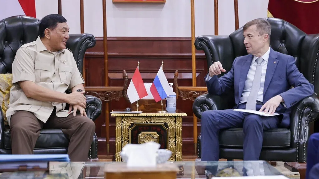 Menteri Pertahanan (Menhan), Sjafrie Sjamsoeddin, menerima kunjungan Duta Besar Federasi Rusia untuk Republik
