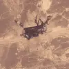 Citra satelit memperlihatkan kerusakan pada fasilitas pipa Timur-Barat di wilayah Hejaz, Arab Saudi, pada 11 S