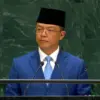 Tangkap layar video Sidang Umum PBB.