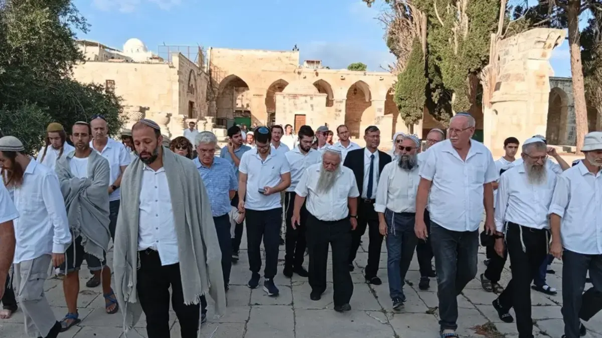 30 September 2026 Ratusan Pemukim Israel Menyerbu Masjid Al-Aqsa di Bawah Perlindungan Pendudukan Israel