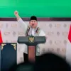 Presiden Prabowo Subianto menghadiri acara syukuran 100 tahun Pondok Modern Darussalam Gontor di Ponorogo, Jaw