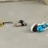 Pistol Glock 9mm yang digunakan dalam penembakan di kampus SMA Banga di South Cotabato dan sepatu milik terdug