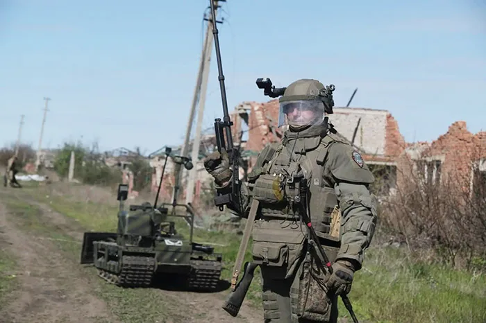 Pasukan Bersenjata Rusia di Donetsk (Foto: Dok. Telegram/MoD Russia)