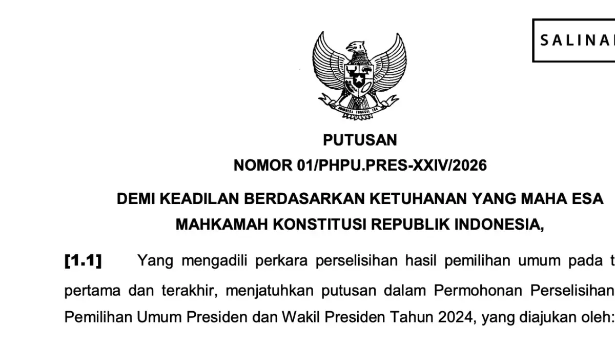 Mahkamah Konstitusi Tak Berwenang Diskualifikasi Gibran Meski Tak Punya Ijazah Setara SMA