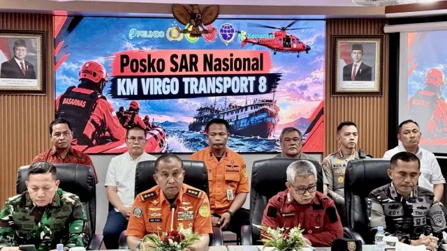 Basarnas Hentikan Penyelaman KM Virgo Transport 8, Fokus Pencarian Dialihkan ke Permukaan dan Pesisir