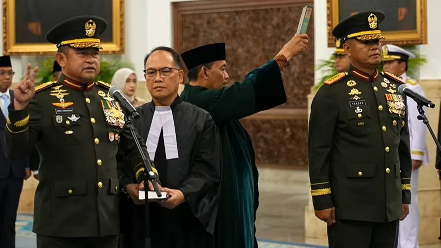 Tandyo Budi dan Maruli Simanjuntak Tukar Posisi: Dari KSAD ke Wakil Panglima TNI