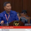 I Gusti Putu Artha di Gedung Mahkamah Konstitusi, Jakarta, Selasa (2/4/2024). (Tangkapan Layar Youtube Mahkama